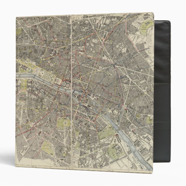 Paris 4 3 ring binder (Front/Inside)