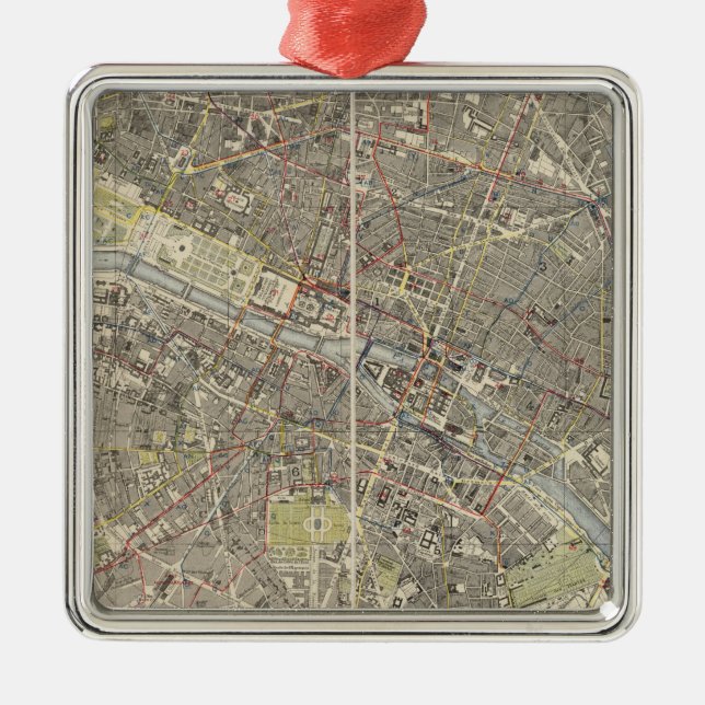 Paris 4 metal ornament (Front)
