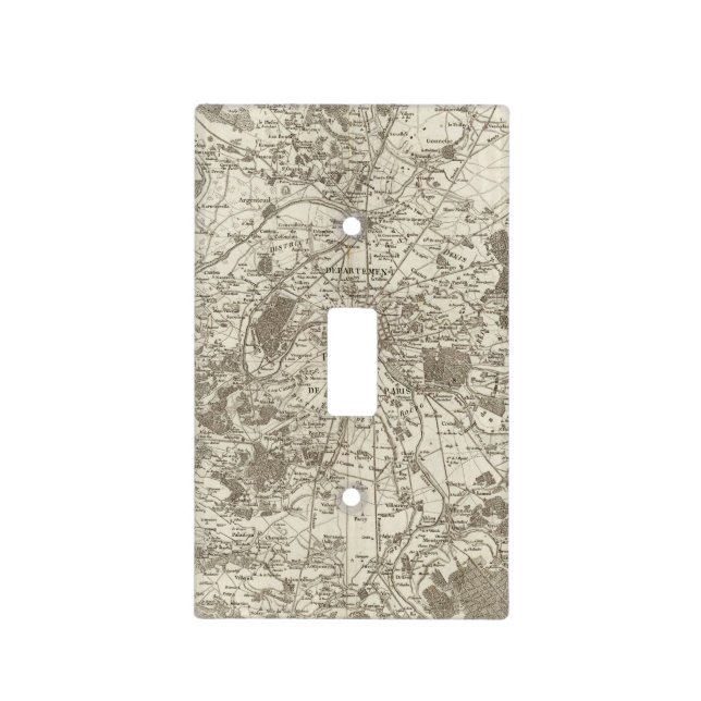 Paris 5 light switch cover (Front)