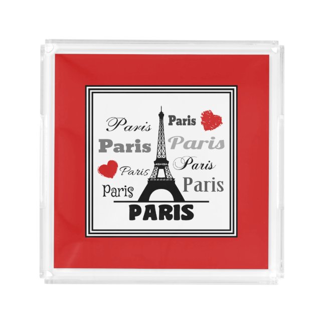 Paris Acrylic Tray (Front)
