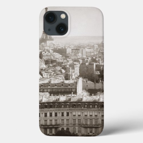 Paris Aerial View 1900 iPhone 13 Case