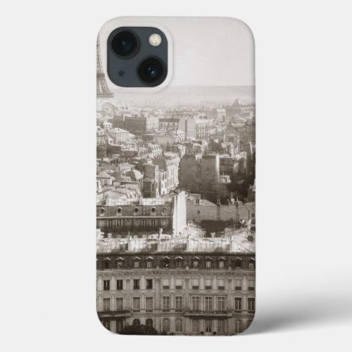 Paris Aerial View 1900 iPhone 13 Case