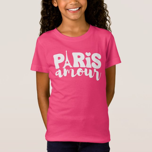 Paris Amour Kids Shirt (Front)