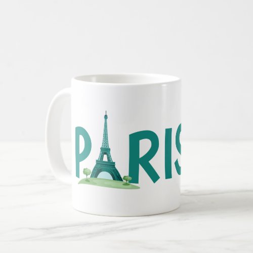 Paris and its beautiful Eiffel tower  Coffee Mug