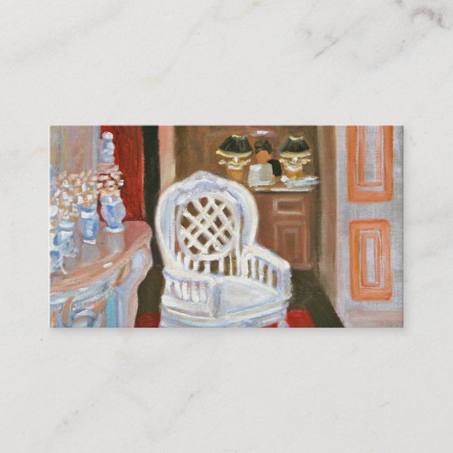 Paris Antique Shop Business Card (Front)