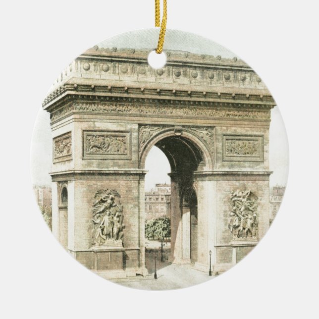 Paris, Arc de Triomphe Ceramic Ornament (Front)