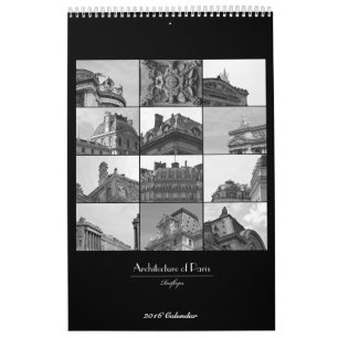 Paris architecture calendar: En francais. Calendar