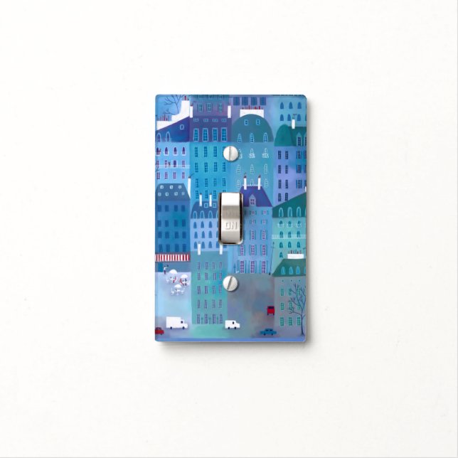 Paris Art Light Switch Cover (In Situ)