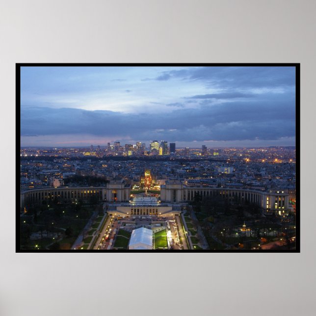 Paris at Night Poster (Front)