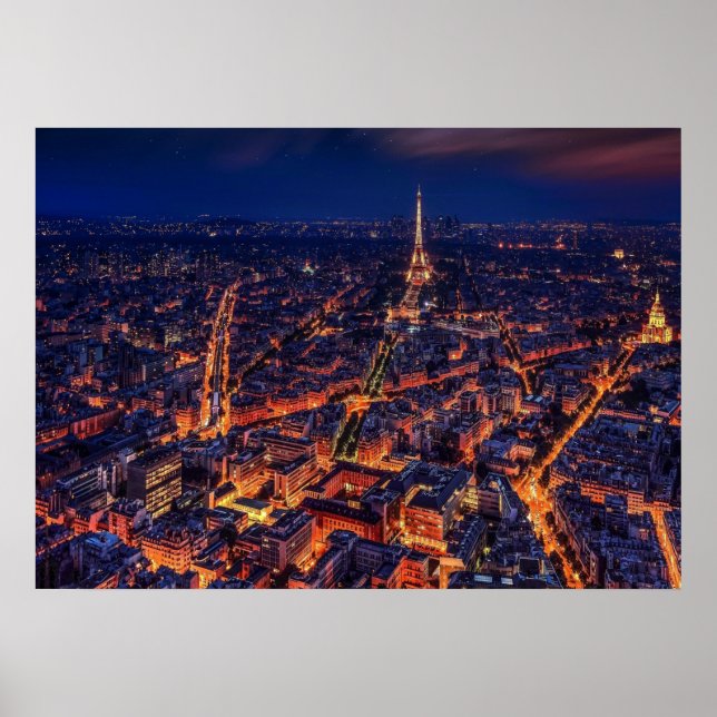 Paris at Night Poster (Front)