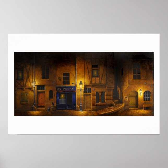 Paris At Night Poster (Front)