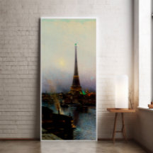 Paris at Night with the Eiffel Tower