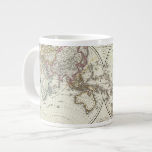 Paris Atlas Map Giant Coffee Mug