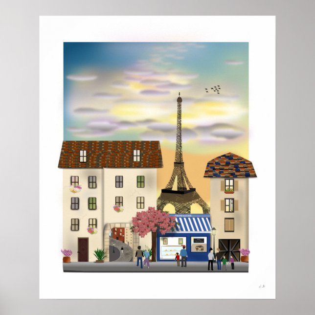 Paris au Printemps poster (Front)