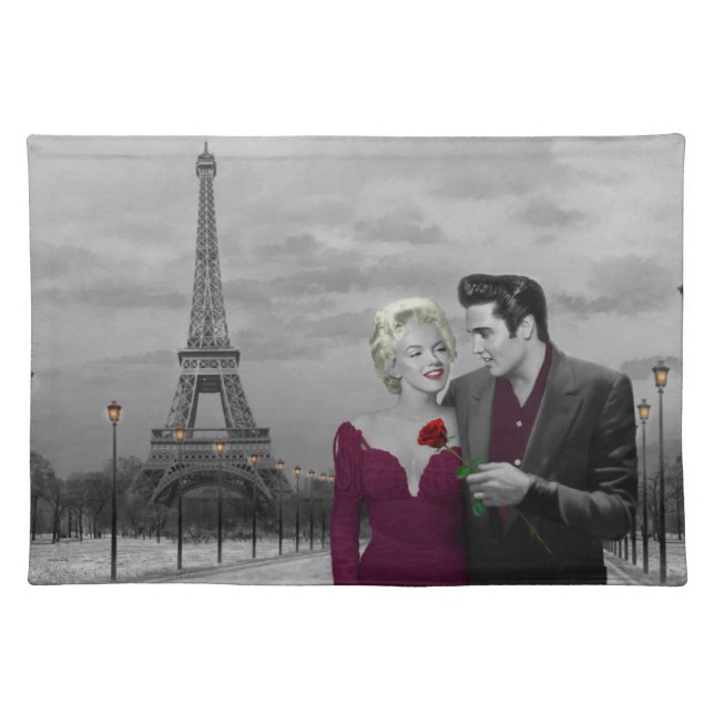 Paris B&W 2 Placemat (Front)