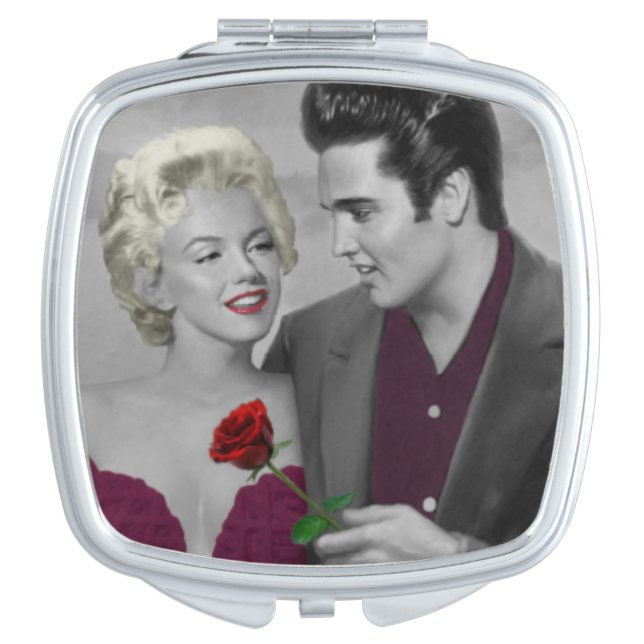 Paris B&W Makeup Mirror (Front)