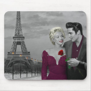 Paris B&W Mouse Pad