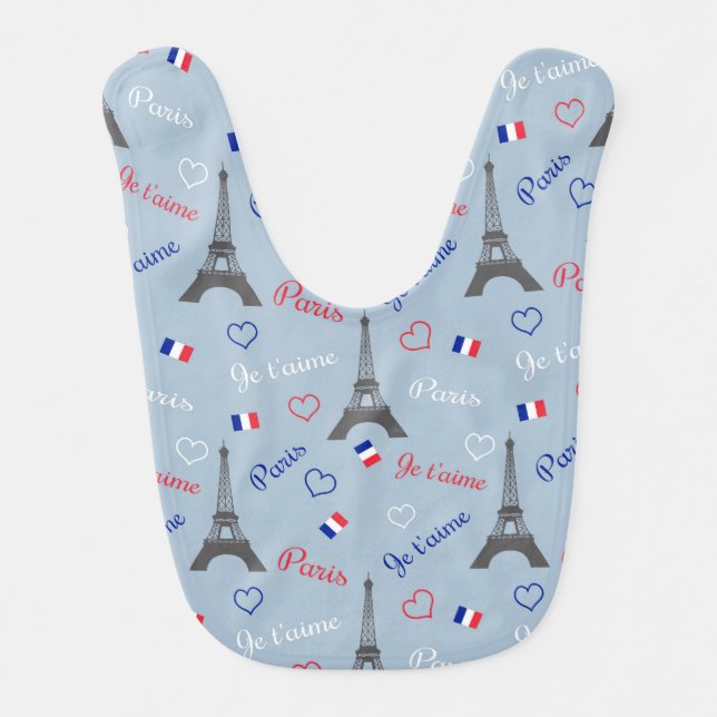 Paris Baby Bib (Front)