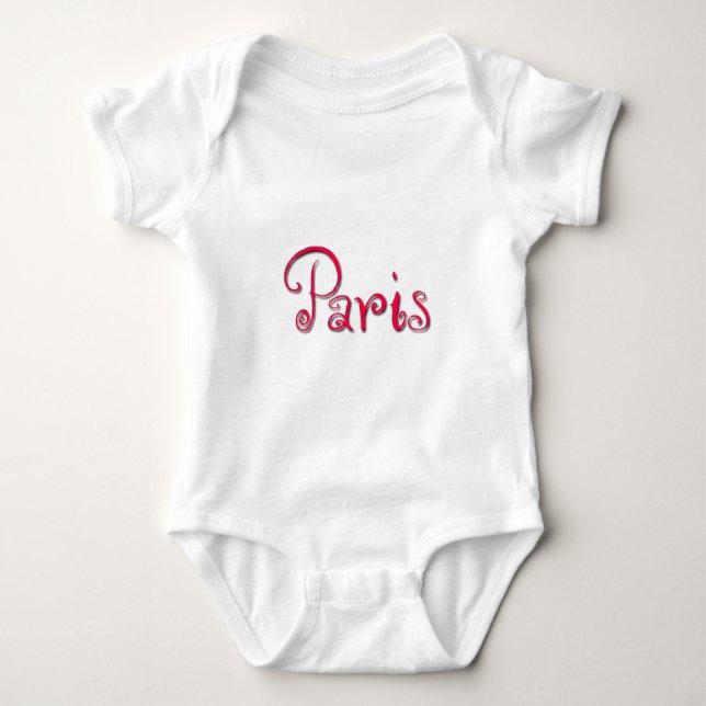 Paris Baby Bodysuit (Front)