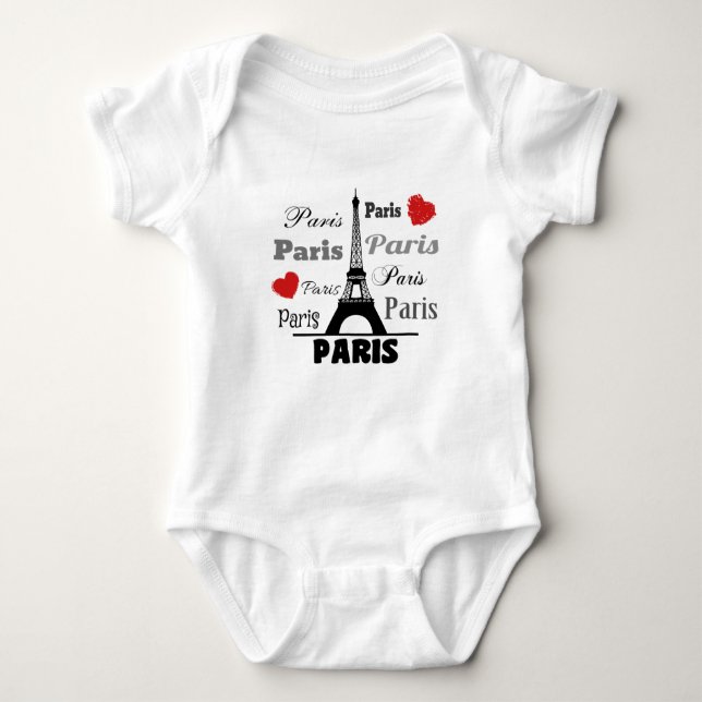 Paris Baby Bodysuit (Front)
