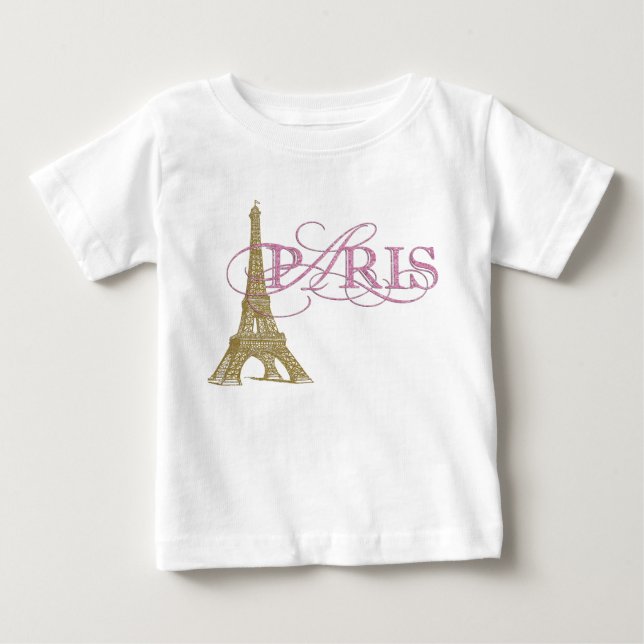 Paris Baby Girl Baby T-Shirt (Front)