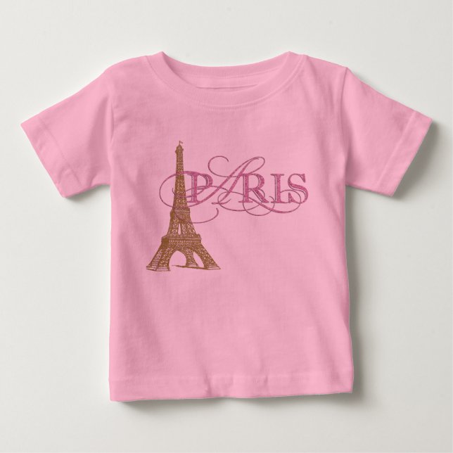 Paris Baby Girl Baby T-Shirt (Front)