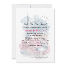 Paris Baby Shower Eiffel Tower Gender Neutral 