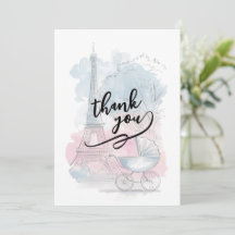 Paris Baby Shower Eiffel Tower Gender Neutral 