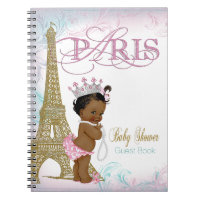 Paris Baby Shower Guest Book