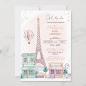 Paris Baby Shower Invitation (Front)