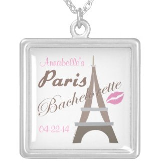 Paris Bachelorette necklace