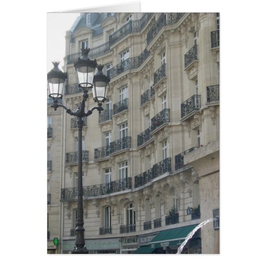 Paris balconies cards (Front)