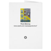 PARIS BALCONY CARDS (Back)