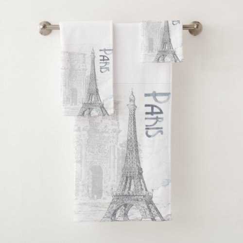 Paris Bath Towel Set