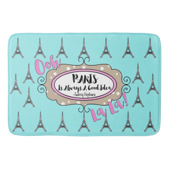 “Paris” Bathroom Mat