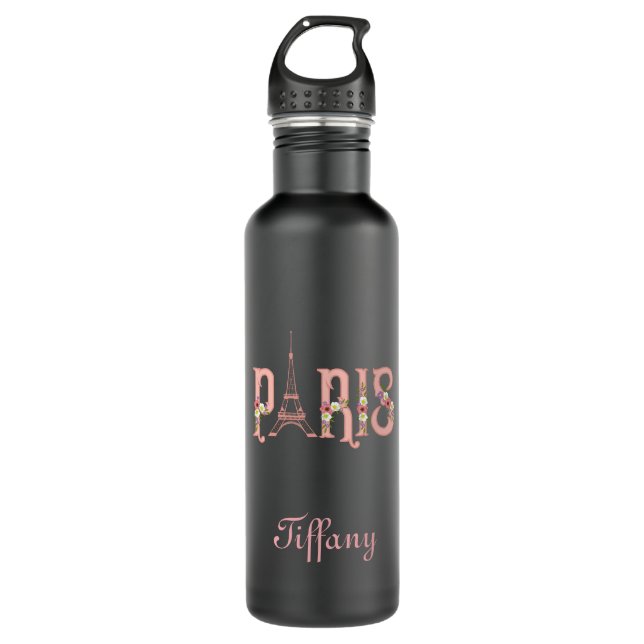 Paris Beauty Stainless Steel Water Bottle (Front)