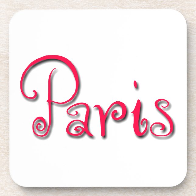Paris Beverage Coaster (Front)