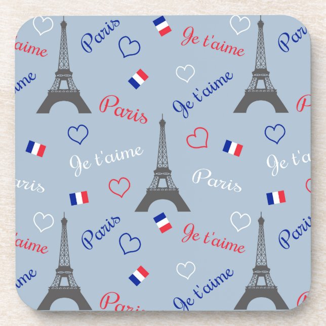 Paris Beverage Coaster (Front)