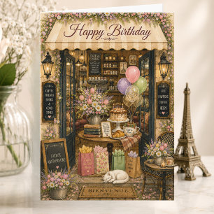 Paris Birthday Paris Lover Spring Birthday Card