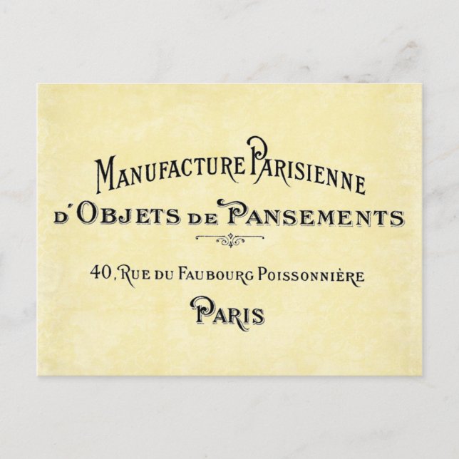 Paris Biz Card (Front)
