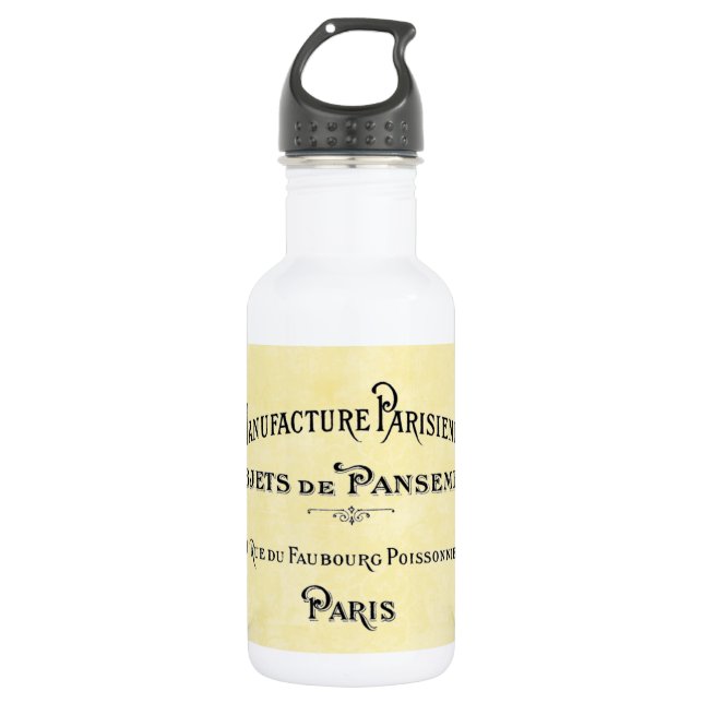 Paris Biz Card Stainless Steel Water Bottle (Front)