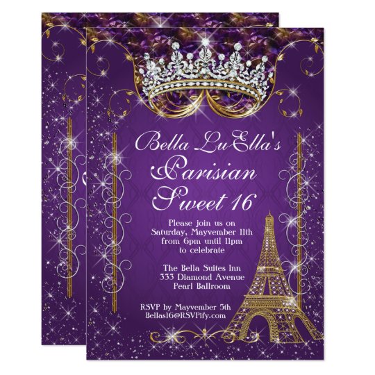 Bling Party Invitations 7