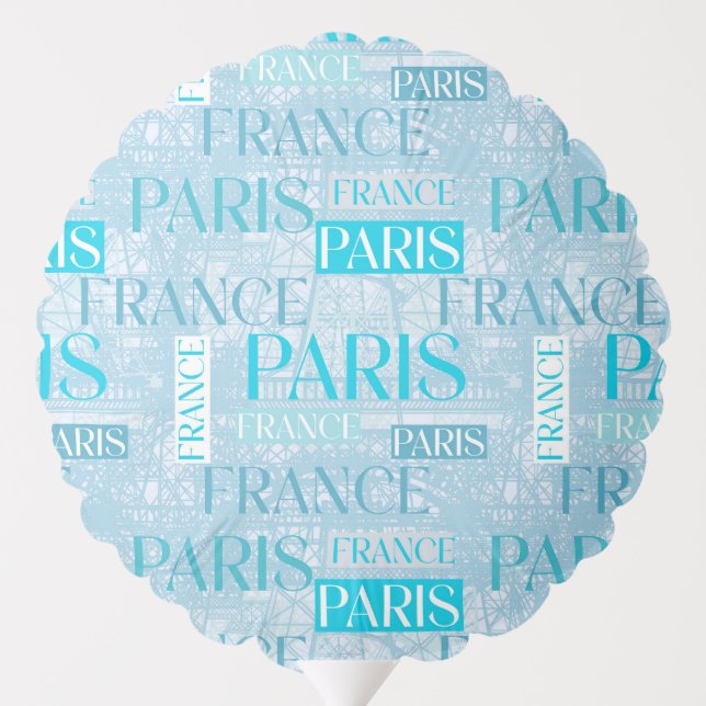 Paris Blue Balloon (Back)