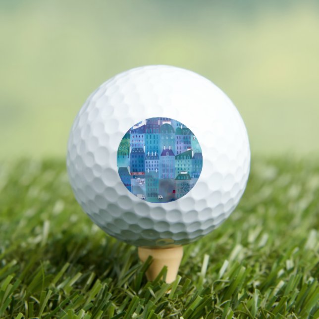 Paris Blue Golf Balls (Insitu Tee)