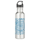 Ooh La La Paris Eiffel Tower with Pink Lips Stainless Steel Water Bottle