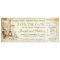 Paris boarding pass tickets for save the date