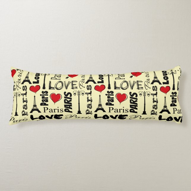 Paris Body Pillow (Front)