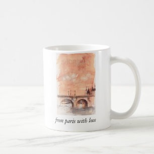 PARIS BONJOUR COFFEE MUG