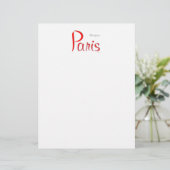 PARIS Bonjour (Hello) (Standing Front)