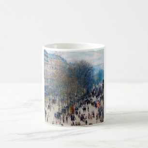 Paris Boulevard, Claude Monet Coffee Mug